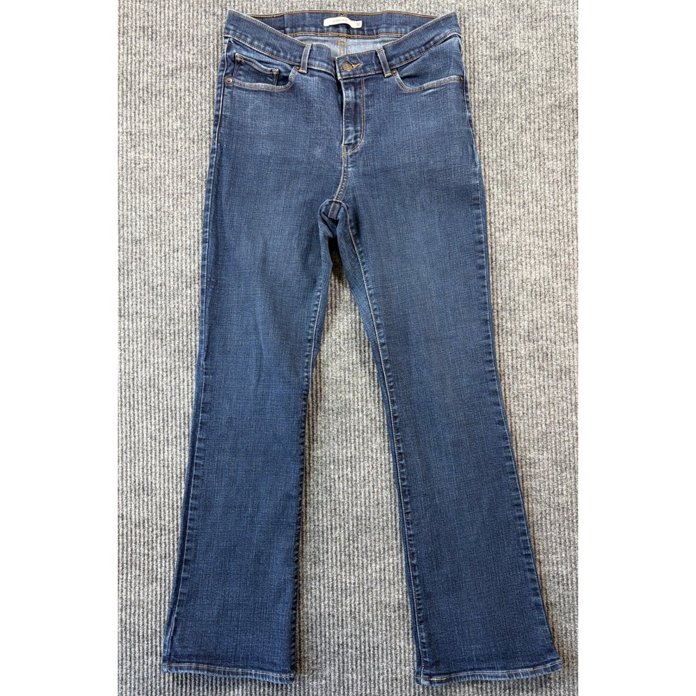 Levis Womens Classic Bootcut Jeans Size 30 Dark Wash Denim Flare Y2K 90s Indie